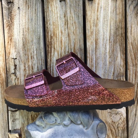 NWT Birkenstock Arizona Sandal Cosmic Sparkle Port - Picture 2 of 9